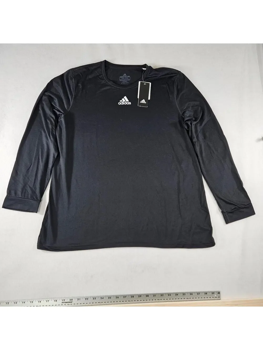 NWT Adidas Creator LS Long Sleeve Performance Shirt Black Men’s 2XL